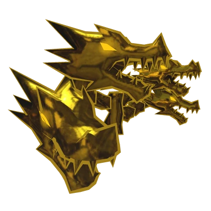 Gold Dragon Heads