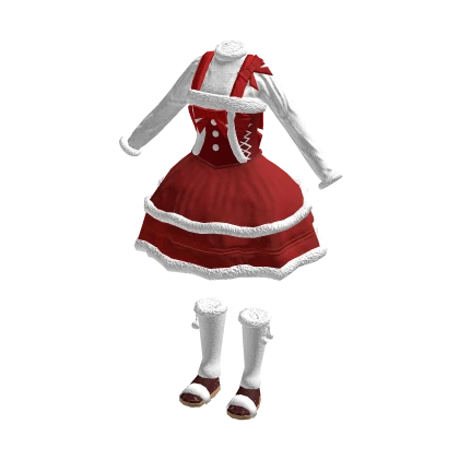 Red Christmas Dress Outfit