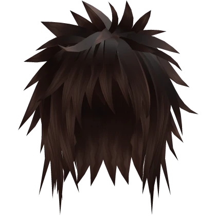 puffy menma emo punk hair (brown)