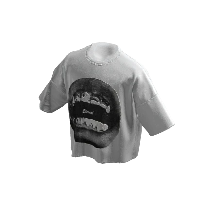 y2k Mouth Streetwear T-Shirt