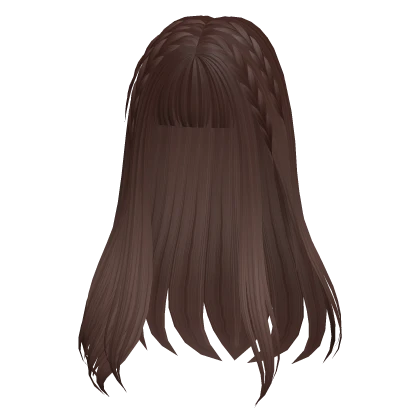brown dolly igari braided hair bangs