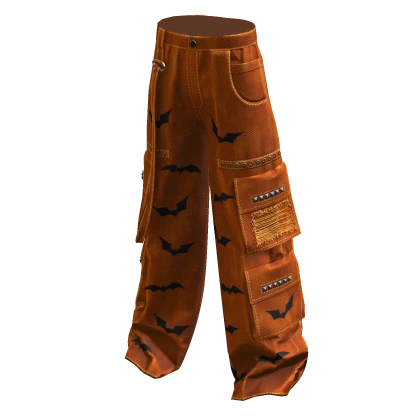 Halloween Bat Y2K Cargo Pants