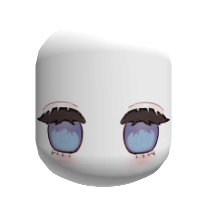 Blue Empty Eyes Mask (No Mouth) 2.0