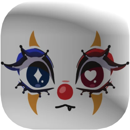 Silly Vampire Clown Face