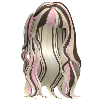 Soft Cutesy Wavy Hair w/ Fringe Bangs (Neapolitan)