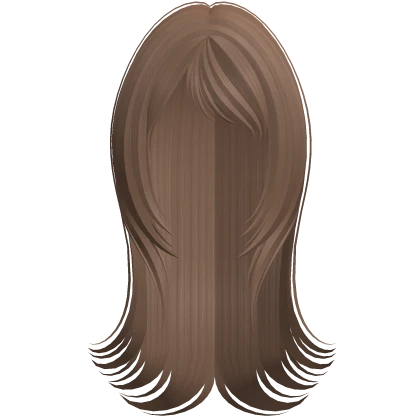 long wispy vamp nerd emo haircut bangs brown