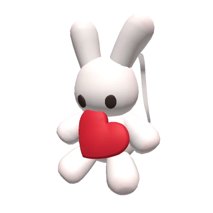 Valentine's Day Bunny Plushie Backpack 3.0