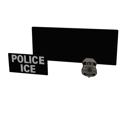 ICE POLICE LBV Patches