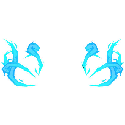 Cyan Fire Strokes Aura Top