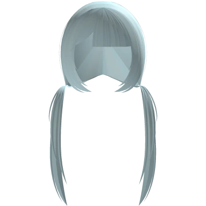 ^˵ ҂ ᆺ ᗜ˵^ low light blue jirai 地雷系 twintails