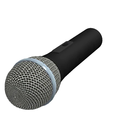 Wireless Microphone on Hand