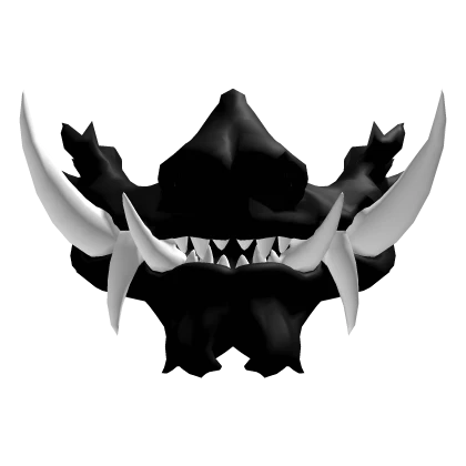 (V2) Oni Dragon Mask Black/White - {GG, E3} (V2)