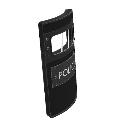 Police Riot Shield on Hand (1.0) 👮🏻‍♂️