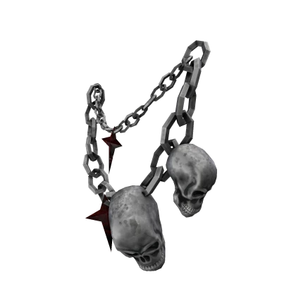 [PBR] Silver Skull Keychain - Right
