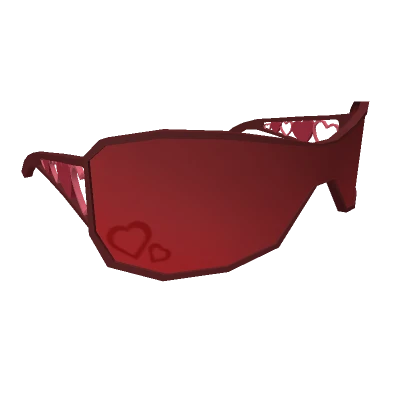 Red Heart Valentines Y2K Shades (STYLE 1)