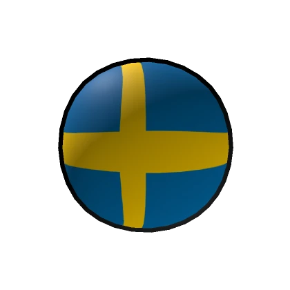 Countryball Mask: Sweden