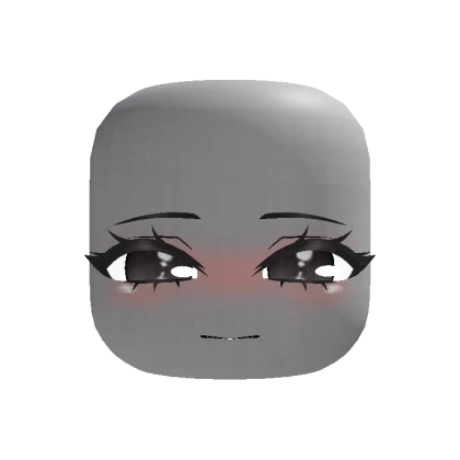 Cute Sleepy Chibi Face - Brown