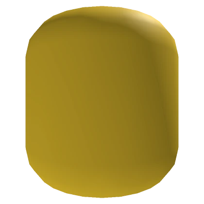 Faceless Head in Bright yellow