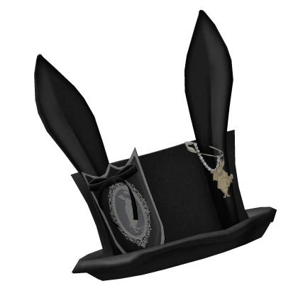 noir bunny mini hat (ᐢo . oᐢ) . ♔