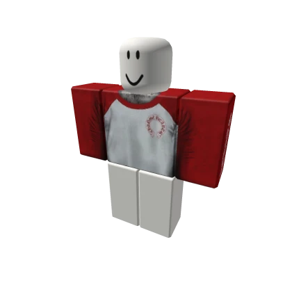 (tatted) chrm hrts horseshoe red longsleeve