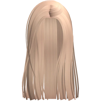 Cute Straight Long Sidepart Messy Hair in Blonde