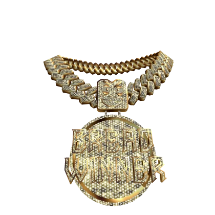4.0 boy Bread winner chain iced out gold