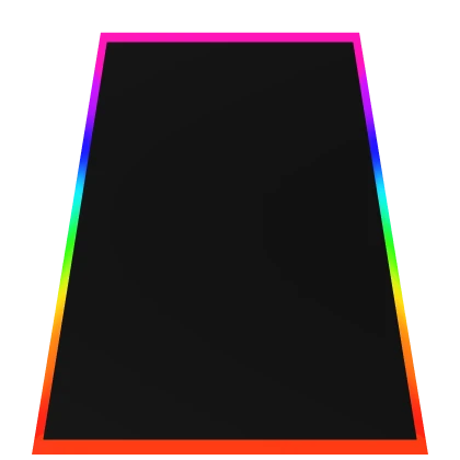 cartoony ranbow cape 