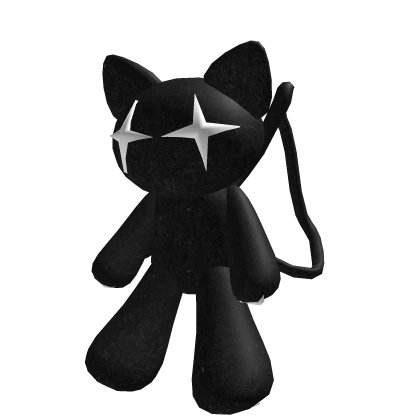 Star Eyes Cat Backpack (Black)