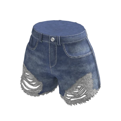 Blue Denim Shorts 