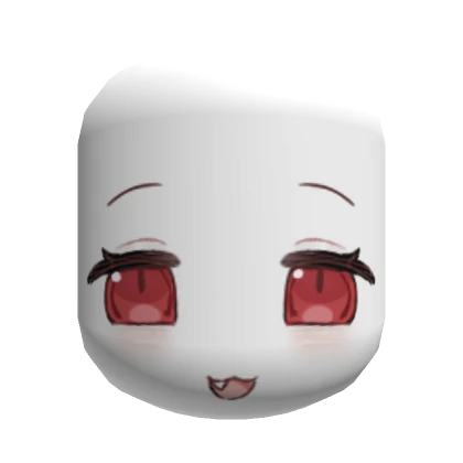 Cute Little Fang Mask (Red)