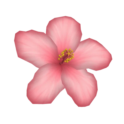 summer hibiscus hair flower pink