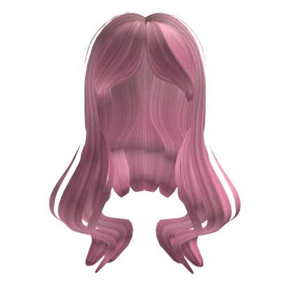 Pink Flowy Princess Hair