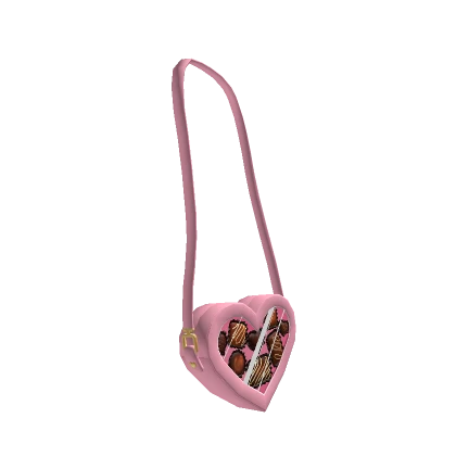 Pink Heart Purse with Chocolates 3.0