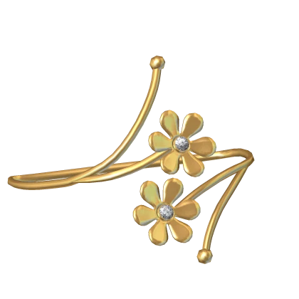Vintage Gold flower armband [3.0]