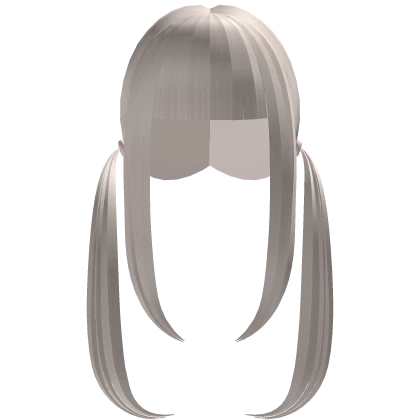 ♡ : dreamy long pretty pigtails platinum blonde