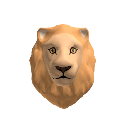 Lion Head Front Plushie