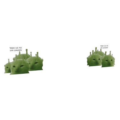 Alien Glorp Cat Army Friends