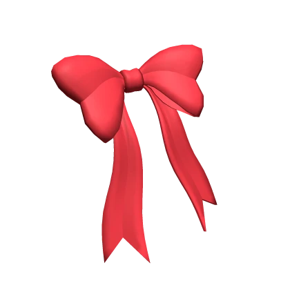 Simple Red Bow