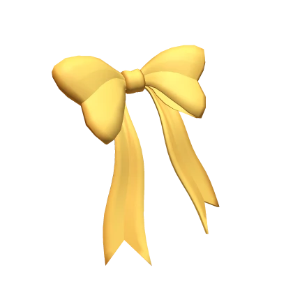 Simple Yellow Bow