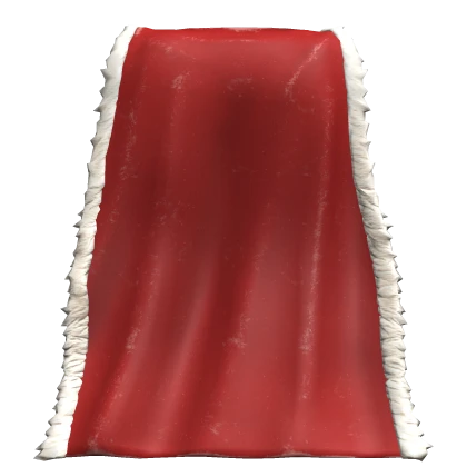 Santa Christmas Fur Trim Red Cape