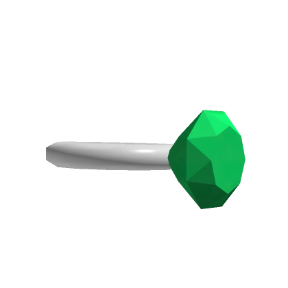 Green Diamond Ring - Emerald