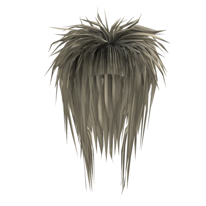 Messy Fried Bangs (Platinum Blonde/Black)