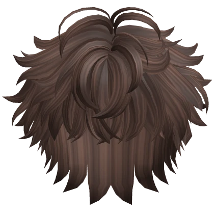 Anime Boy Wolfcut Hair - Brown