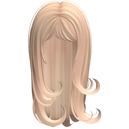 Long Swirly Girly Hair (Blonde)