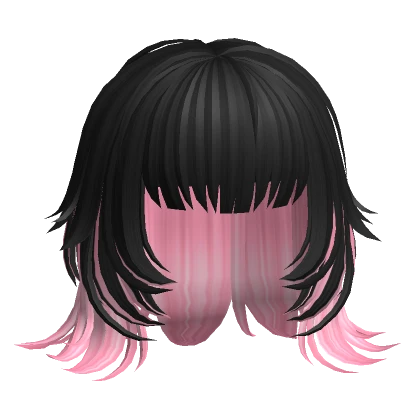 Dainty Layered Cut Pink and Black Underdye