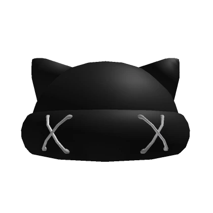 Goodbye Kitty Beanie Black