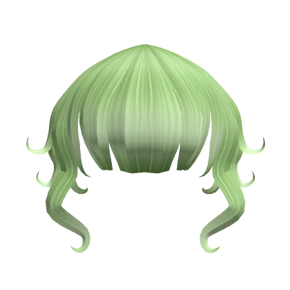 Curly Bangs Green