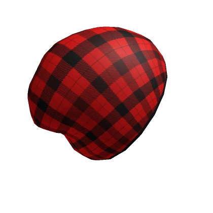 Flannel Hoodie Beanie