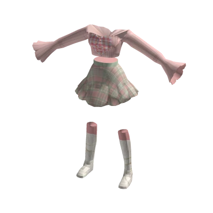 ✨Valentine's Heart Ruffled Top with Skirt Set-Pink