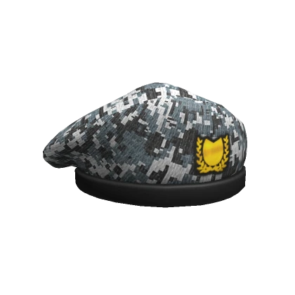 Gray Camo beret